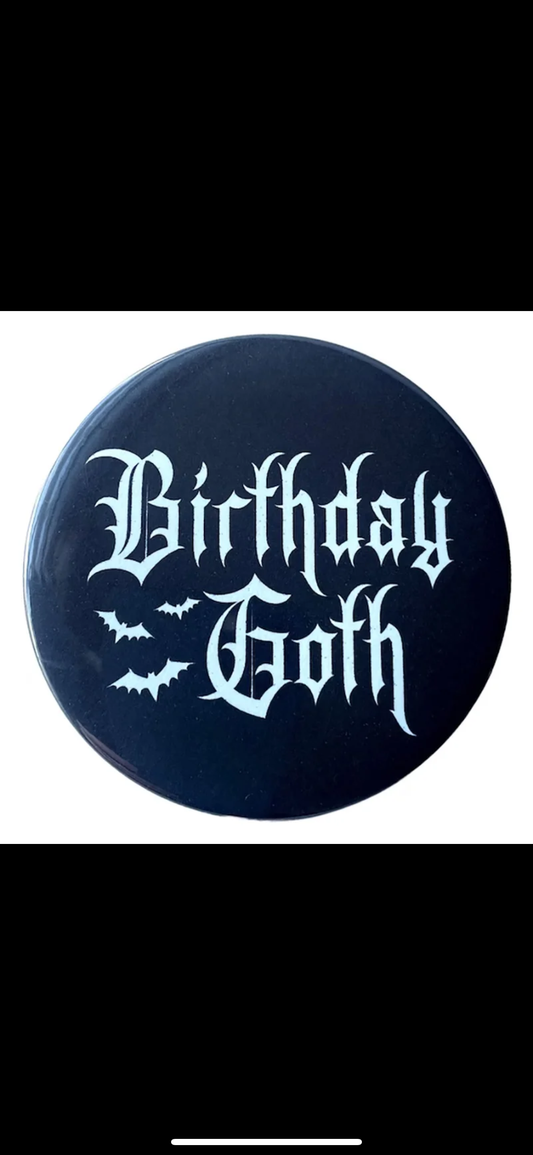 Gothic birthday badge