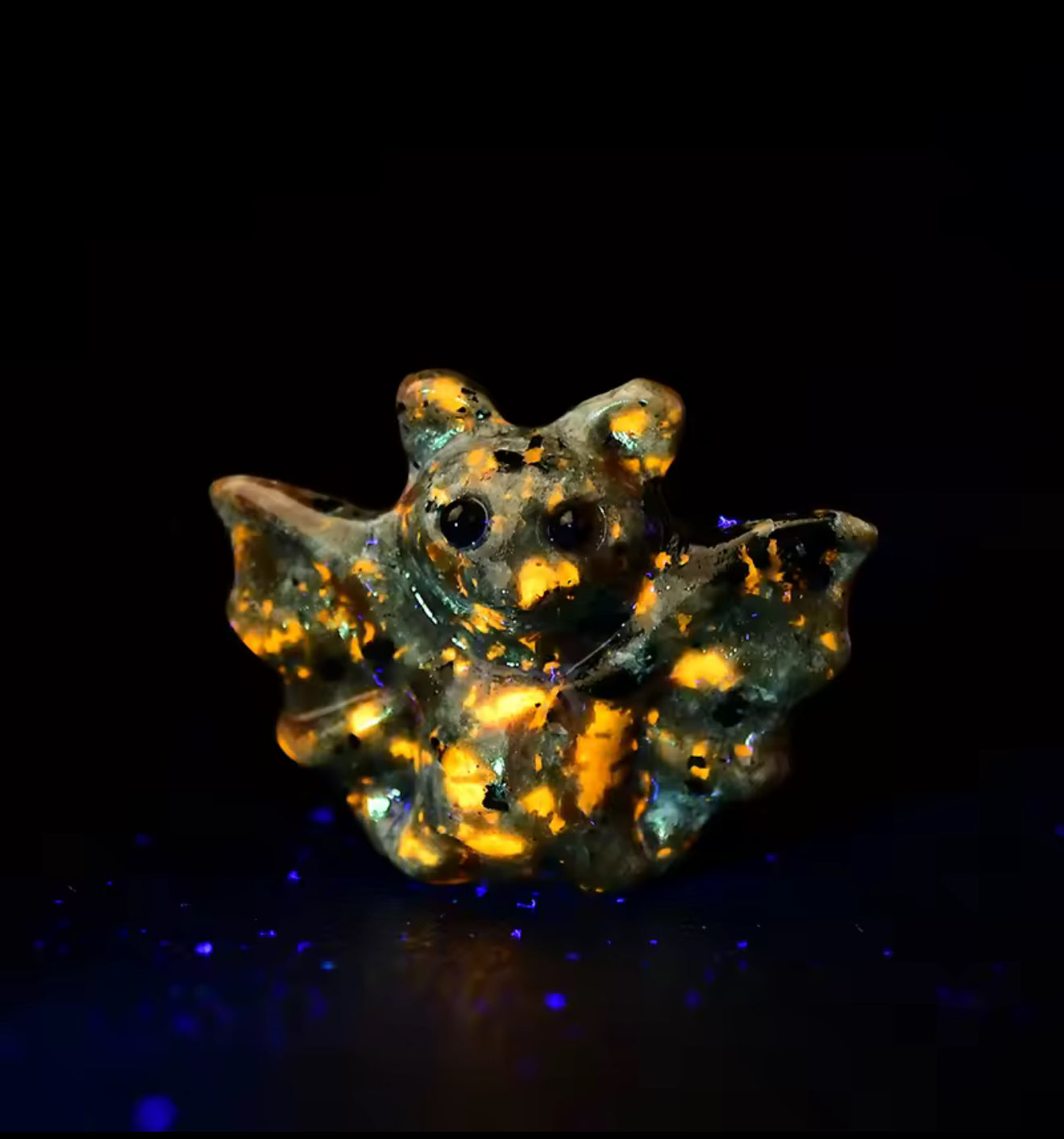 Hand Crafted Crystal Bat Figures