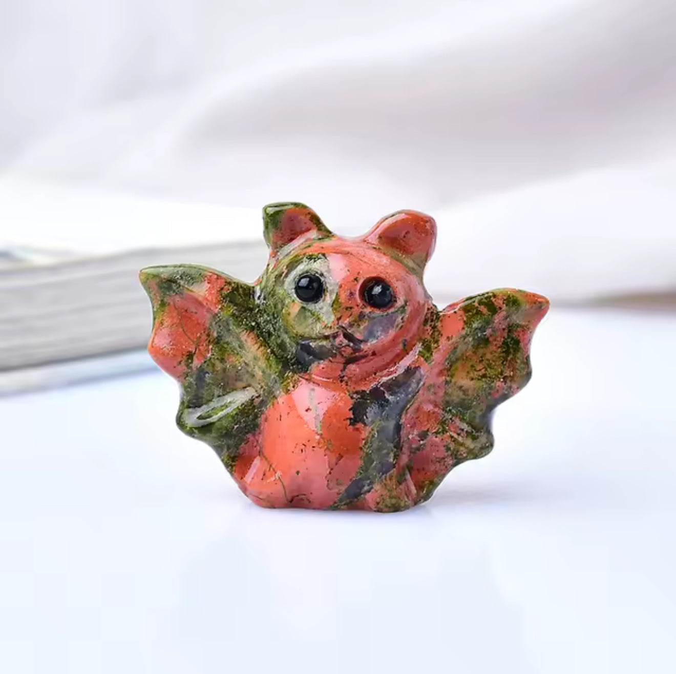 Hand Crafted Crystal Bat Figures