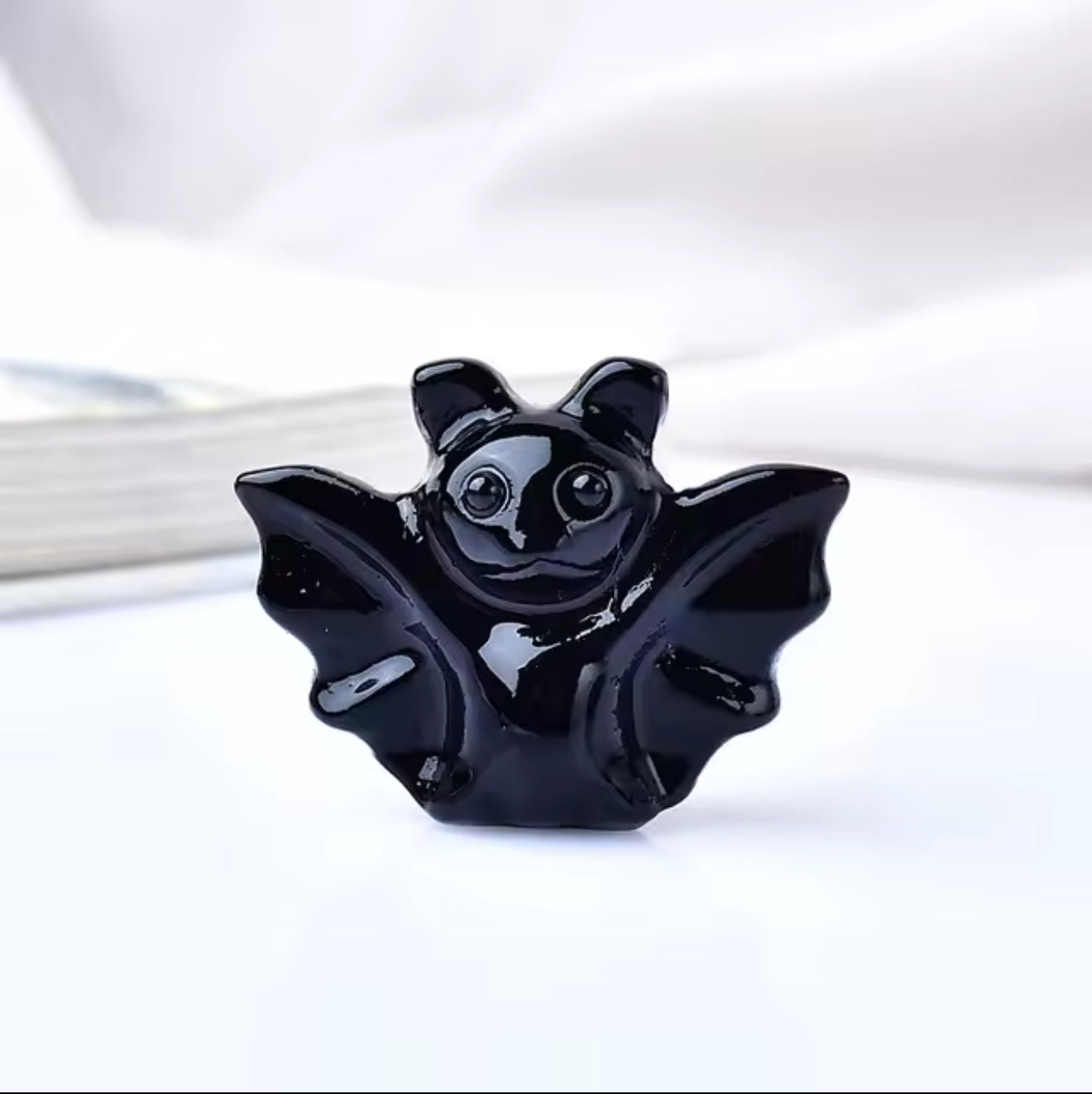 Hand Crafted Crystal Bat Figures