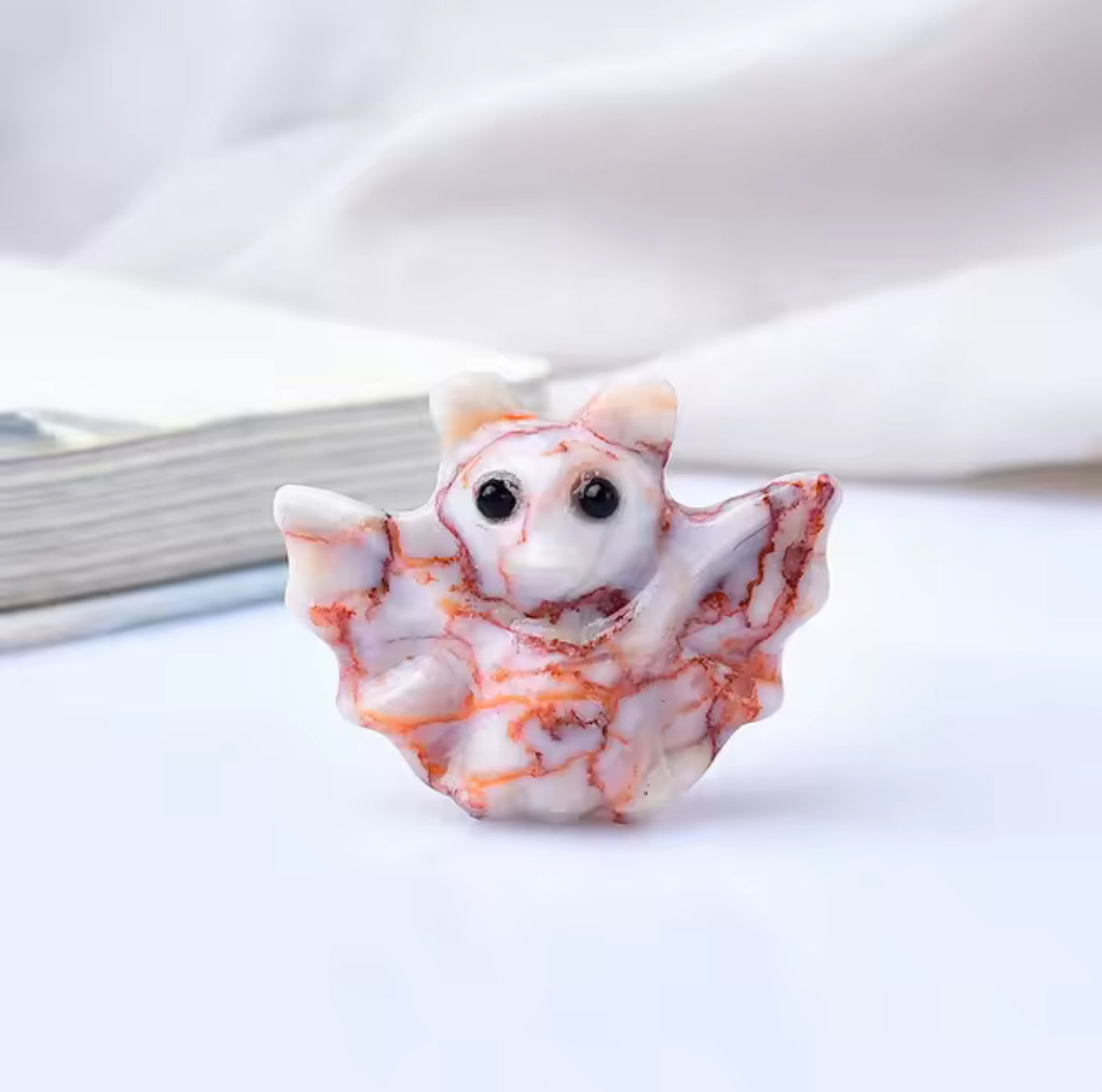 Hand Crafted Crystal Bat Figures