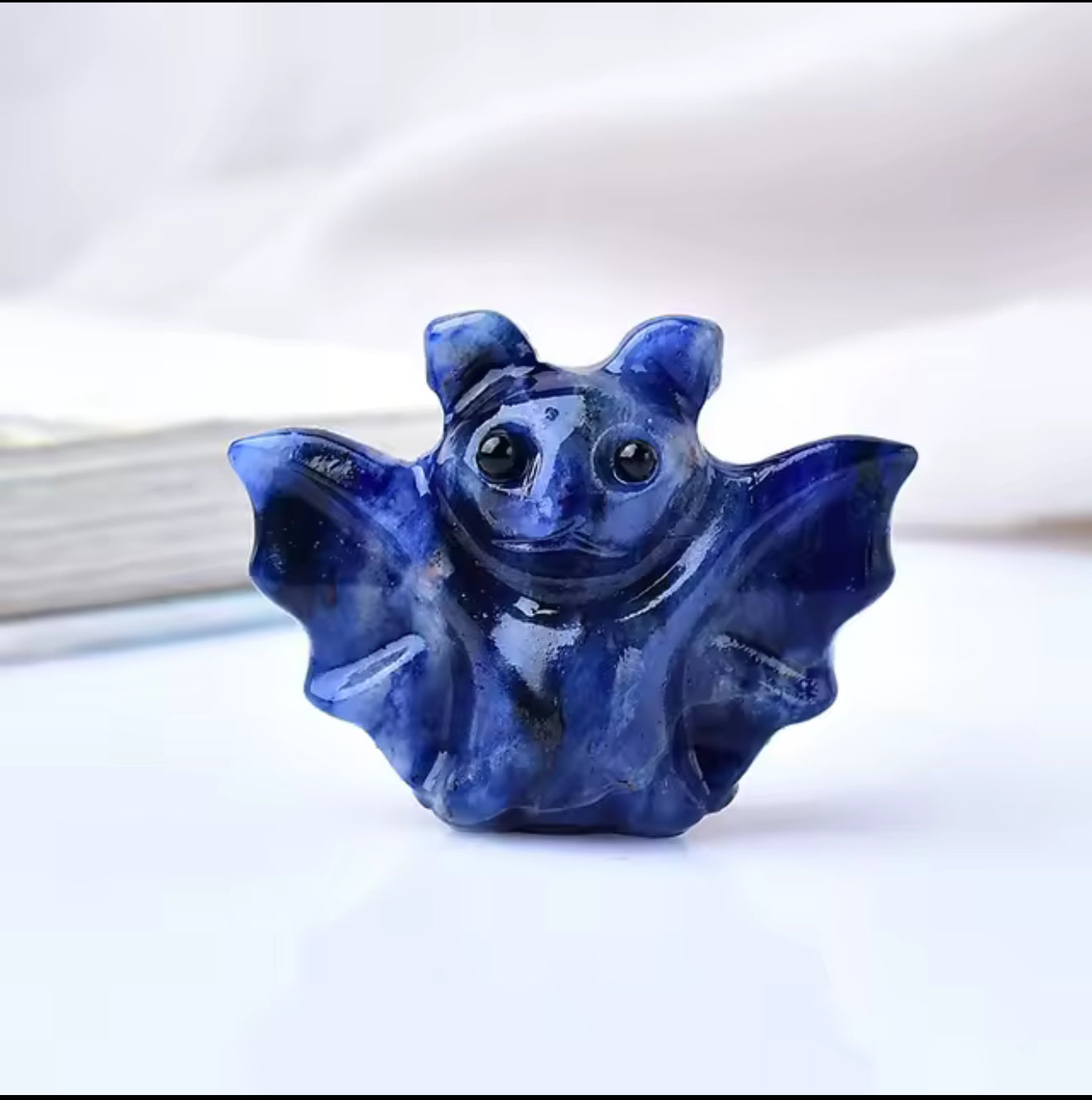 Hand Crafted Crystal Bat Figures