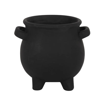 Cauldron Pentagram plant pot