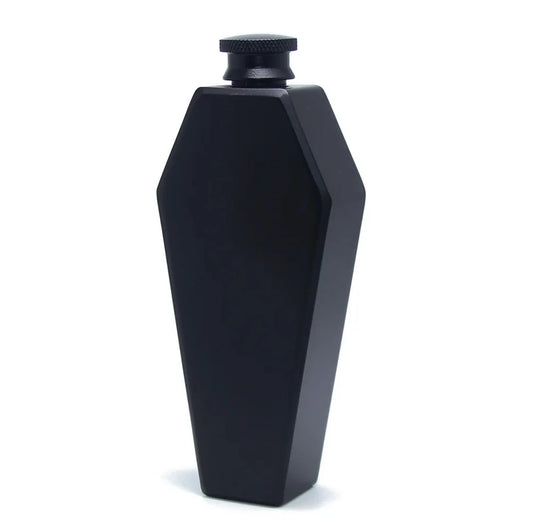 Coffin hip flask ..BLACK EDITTION
