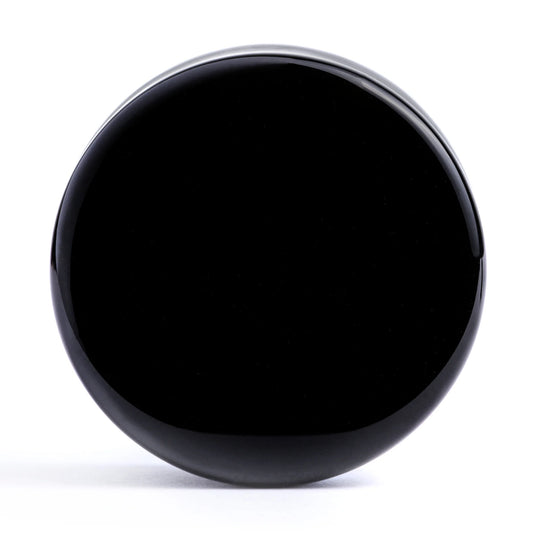 Black Acrylic double flared plug (Single or Pair)