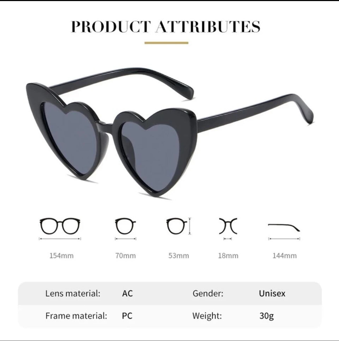 Heart shaped sunGlasses 2