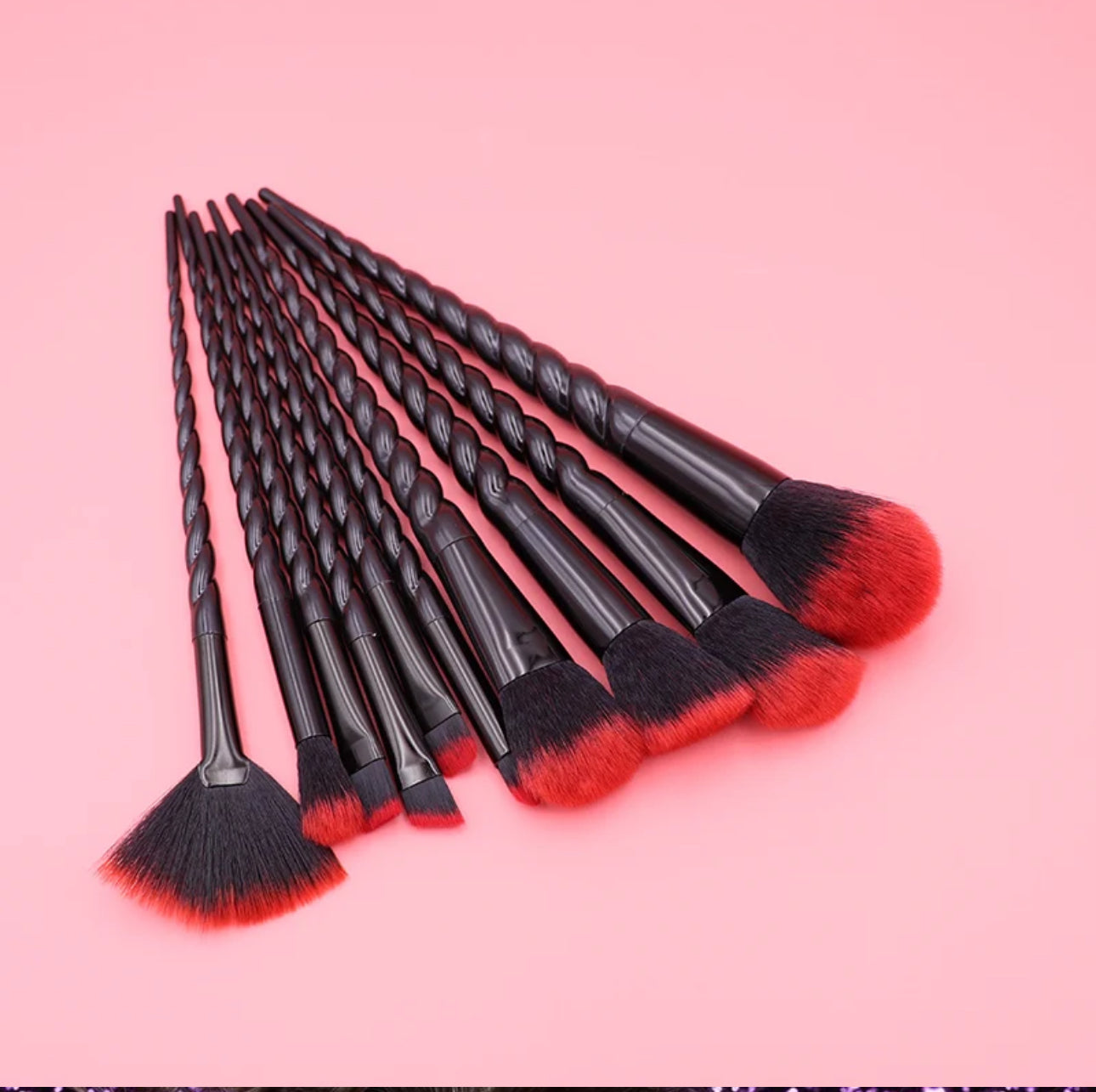 10pcs Gothic Unicorn makeup brush