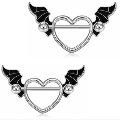 Devil Heart Nipple bar