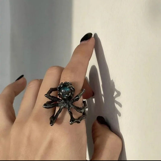 Black Death Spider ring