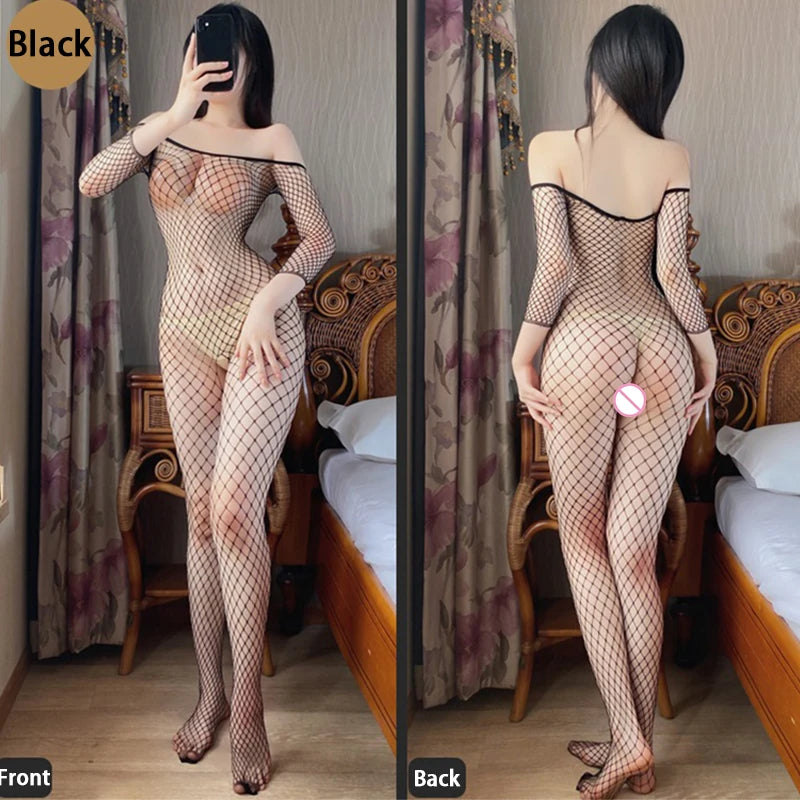 Full Body Fish net body suit