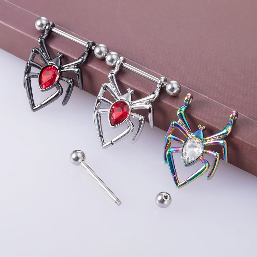 Spider Nipple Bar (Single or Pair)