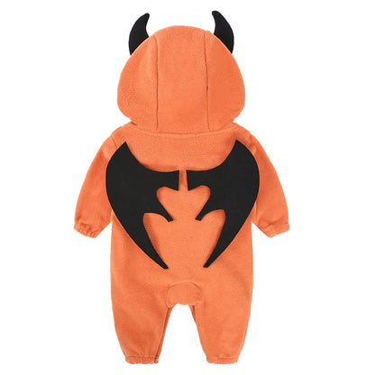 Devil Pumpkin Baby onesie