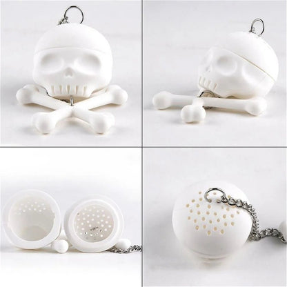 Skull tea/coffee strainer