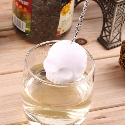 Skull tea/coffee strainer