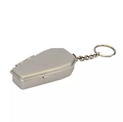 Mini Coffin shaped ashtray KEYRING