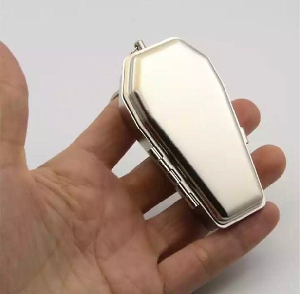 Mini Coffin shaped ashtray KEYRING