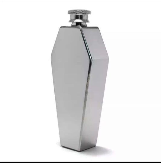 Coffin flask - Silver