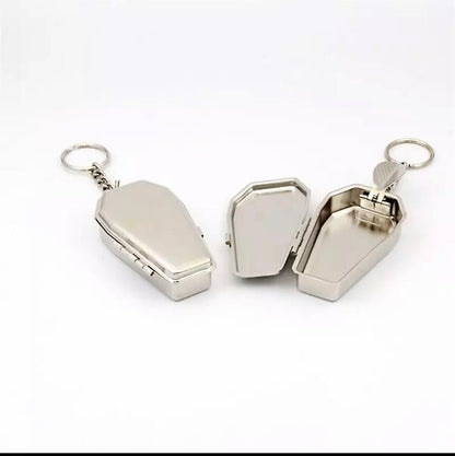 Mini Coffin shaped ashtray KEYRING