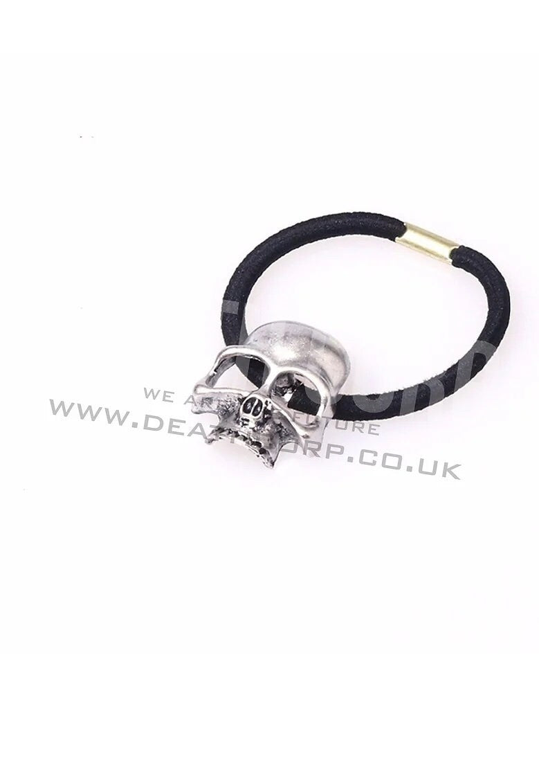 Skull Hair band black or silver