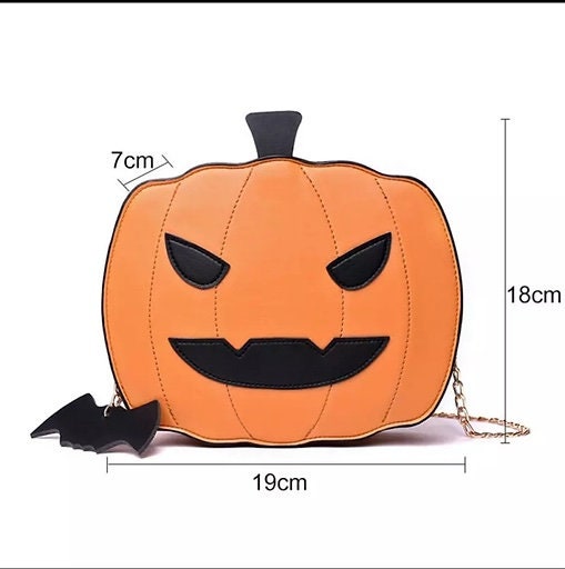 Pumpkin clutch bag