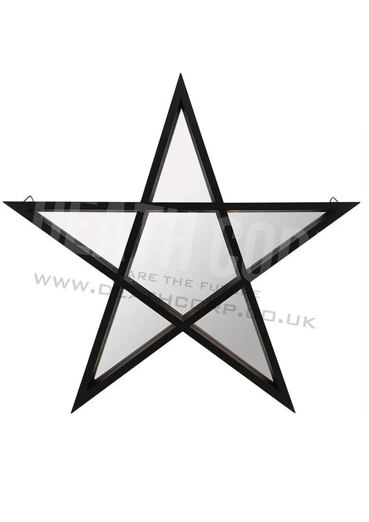 Witchy pagan goth Pentagram Mirror