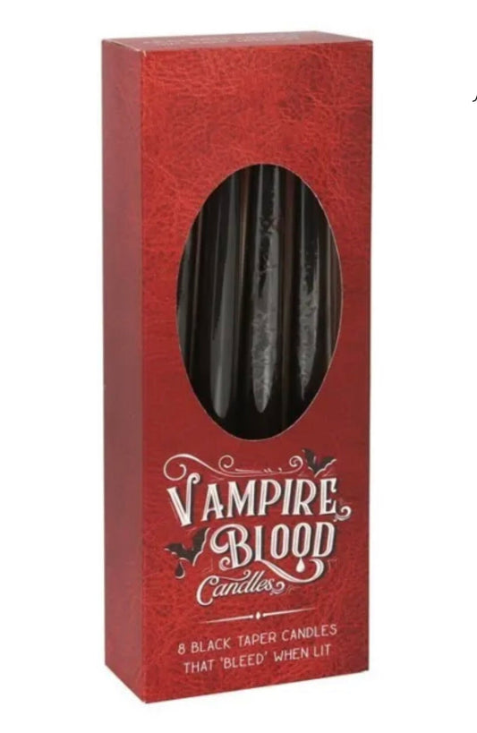 Vampire blood tapered candles (pack of 8)