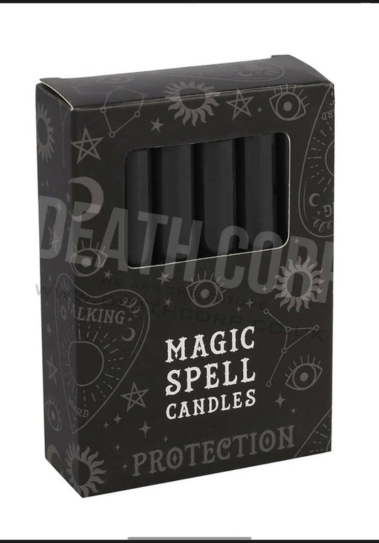 12 Black Magic Spell Candles