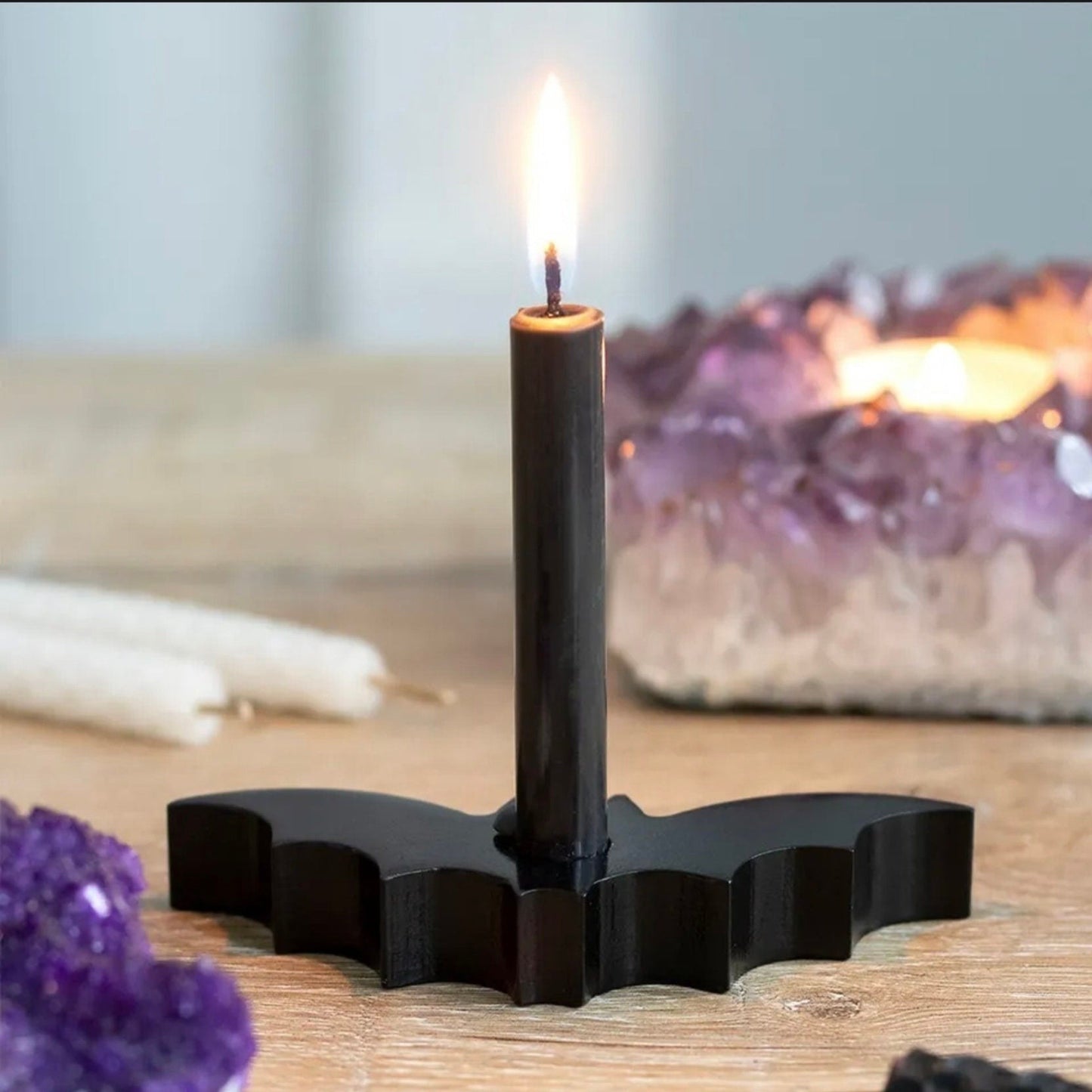 Bat candle holder