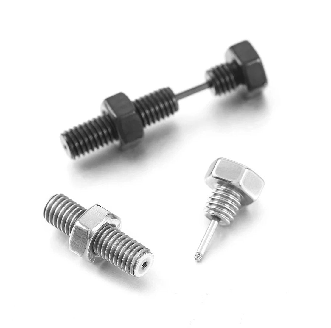 Fake Bolt ear studs