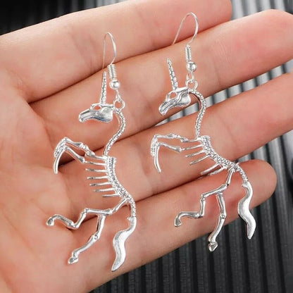 Unicorn Skeleton Earring