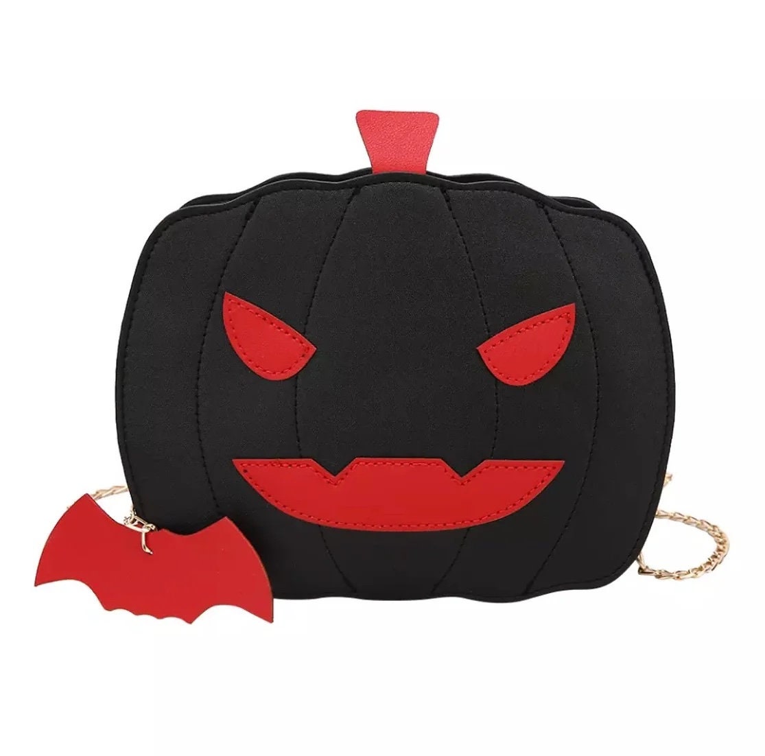 Pumpkin clutch bag