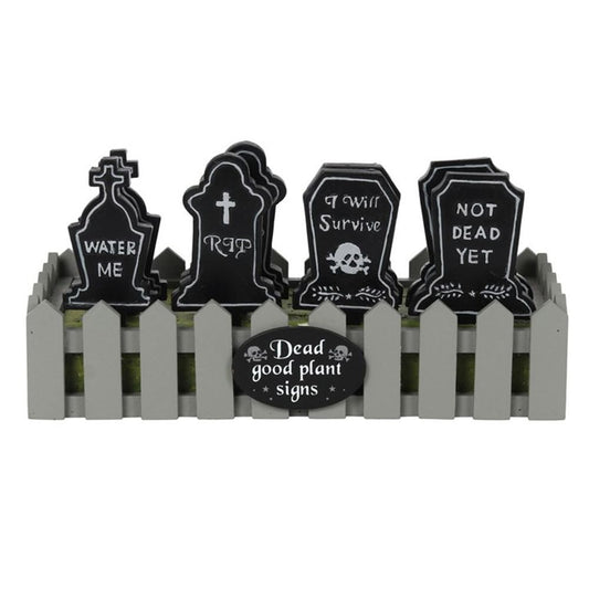 Tombstone Plant Marker Display