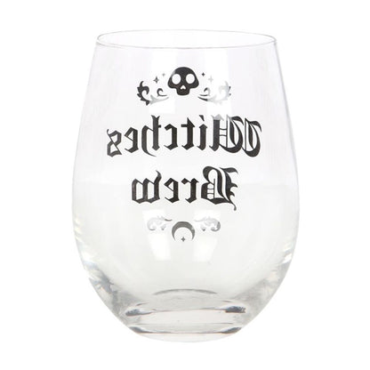 Witches Brew Stemless Wine Glass