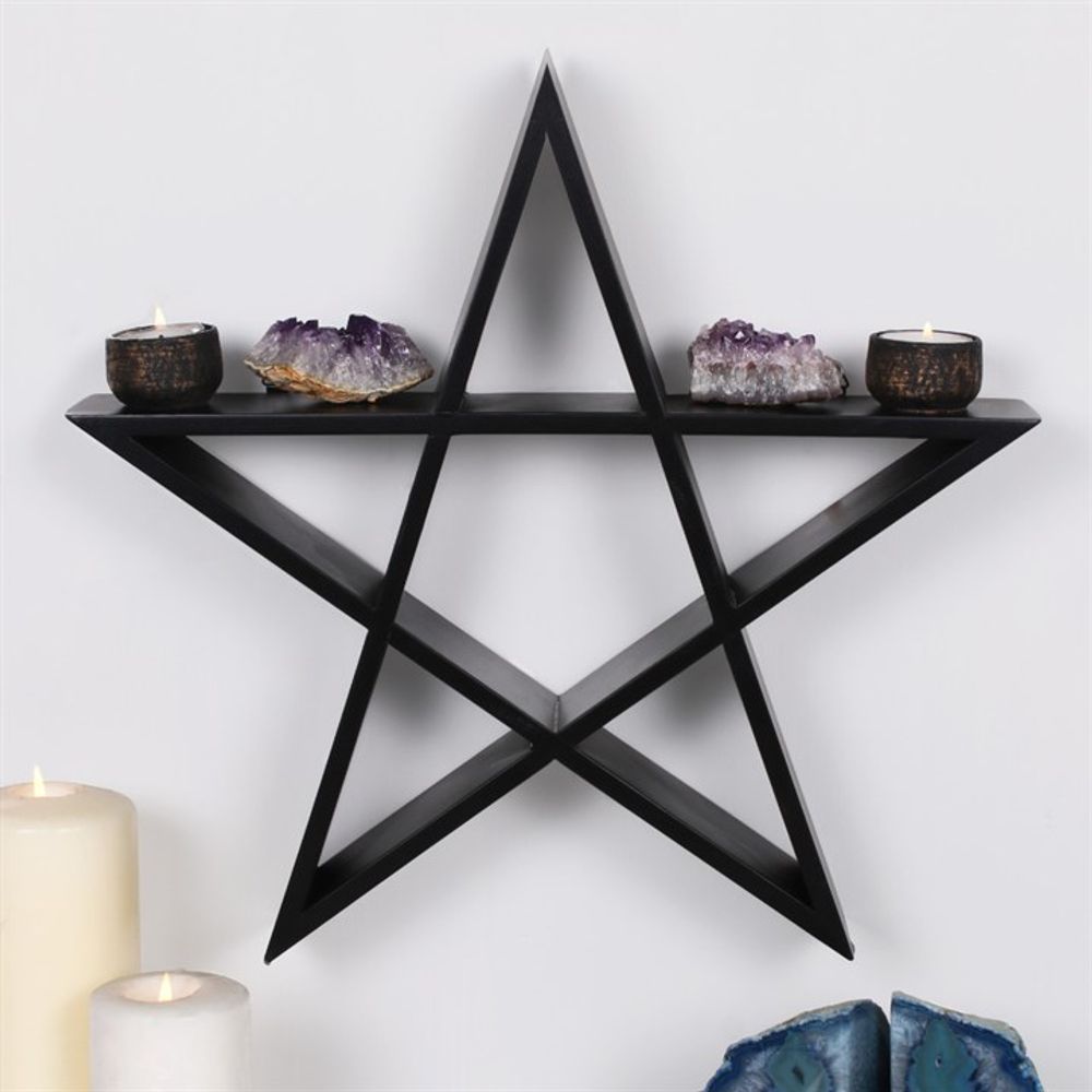Pentagram Wall Shelf